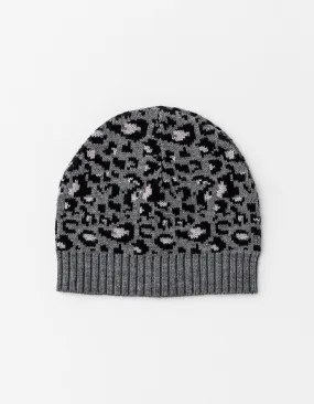 Beanie | Grey Leopard