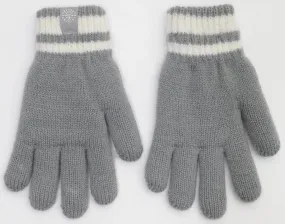 Boys Knit Winter Gloves - GREY | CALIKIDS