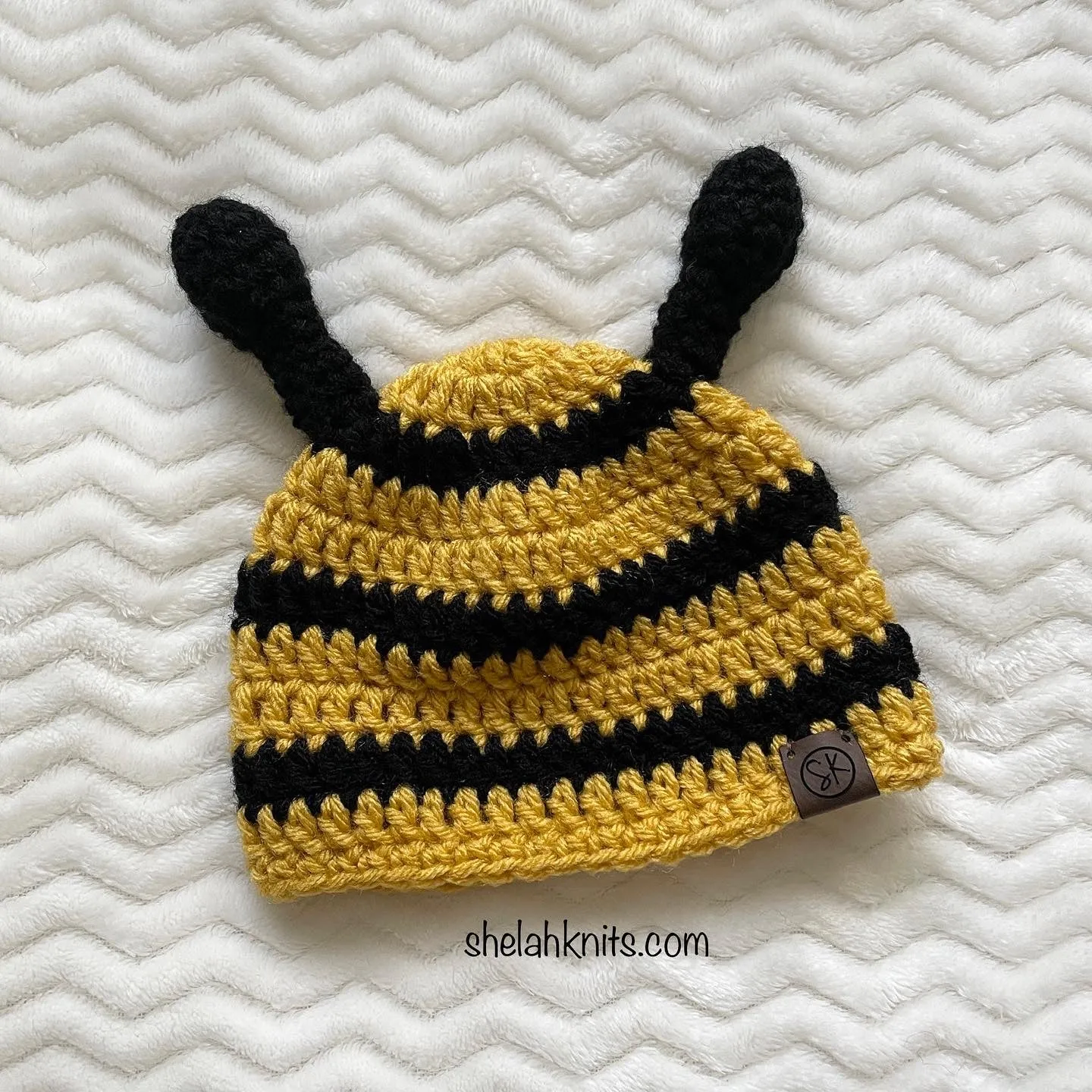 Bumblebee Crochet Beanies | Multiple Sizes