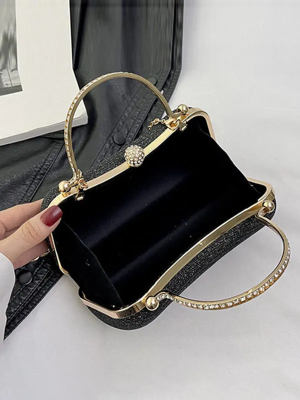 Chains Geometric Shiny Handbags Crossbody Bags Bags