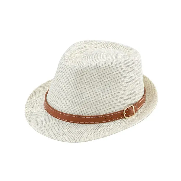 CLASSIC SHORT BIRM STRAW HAT