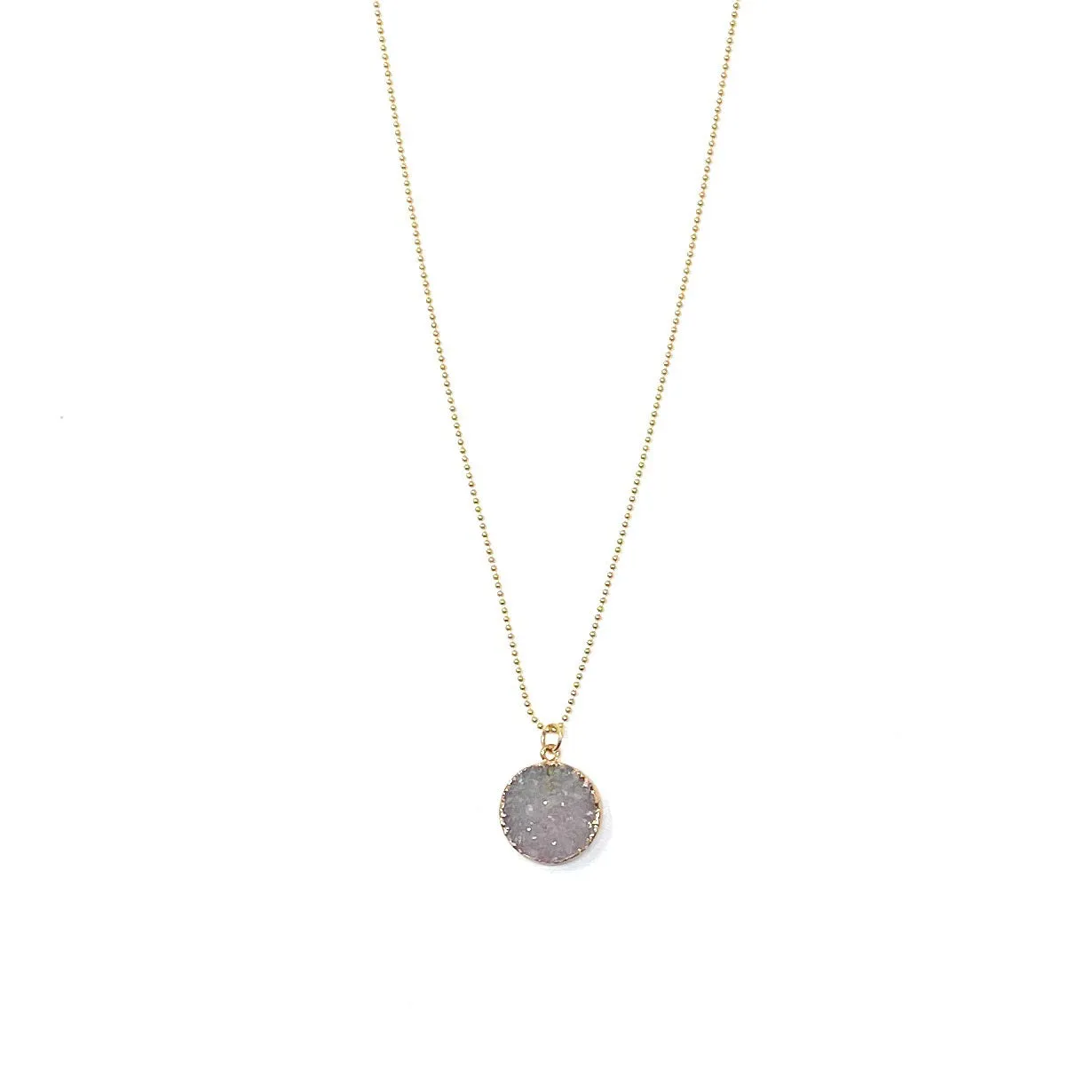 Druzy Quartz Necklaces