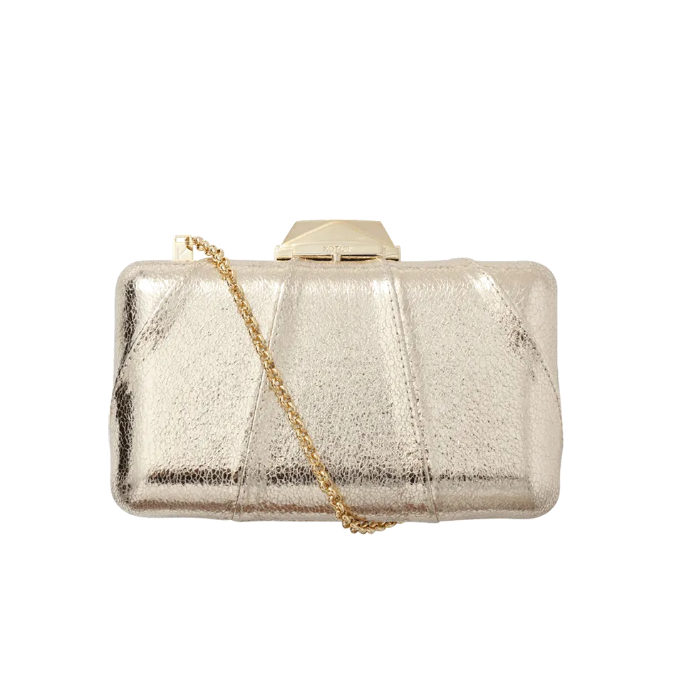 Espey Crinkle Gold Clutch