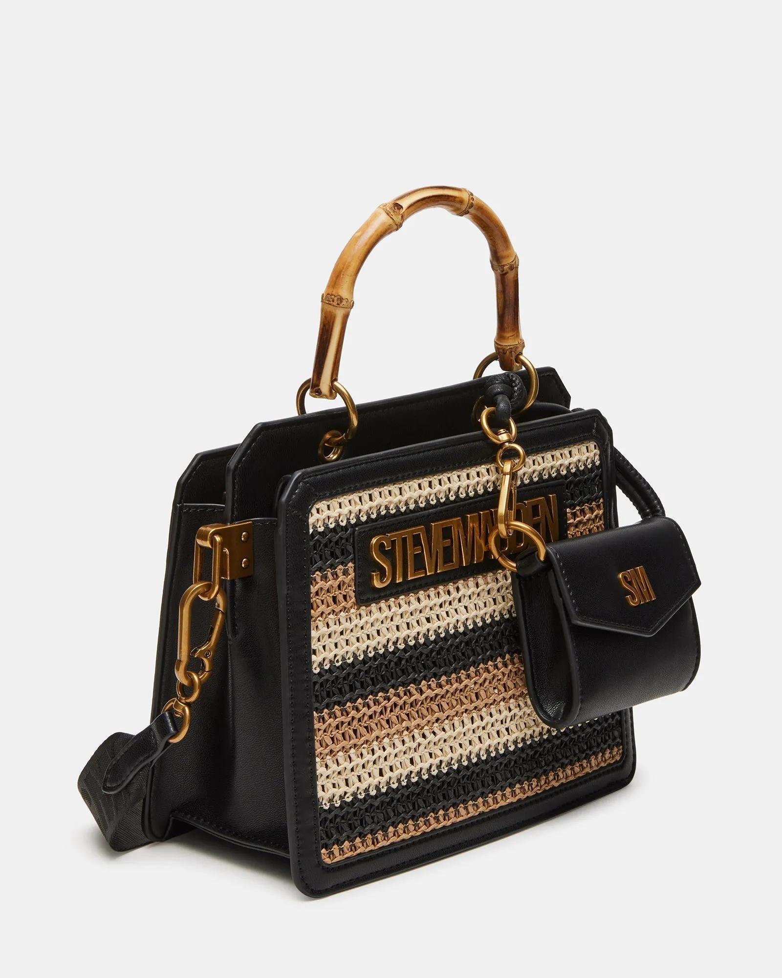 EVELYN BEACHY BAG BLACK/TAN