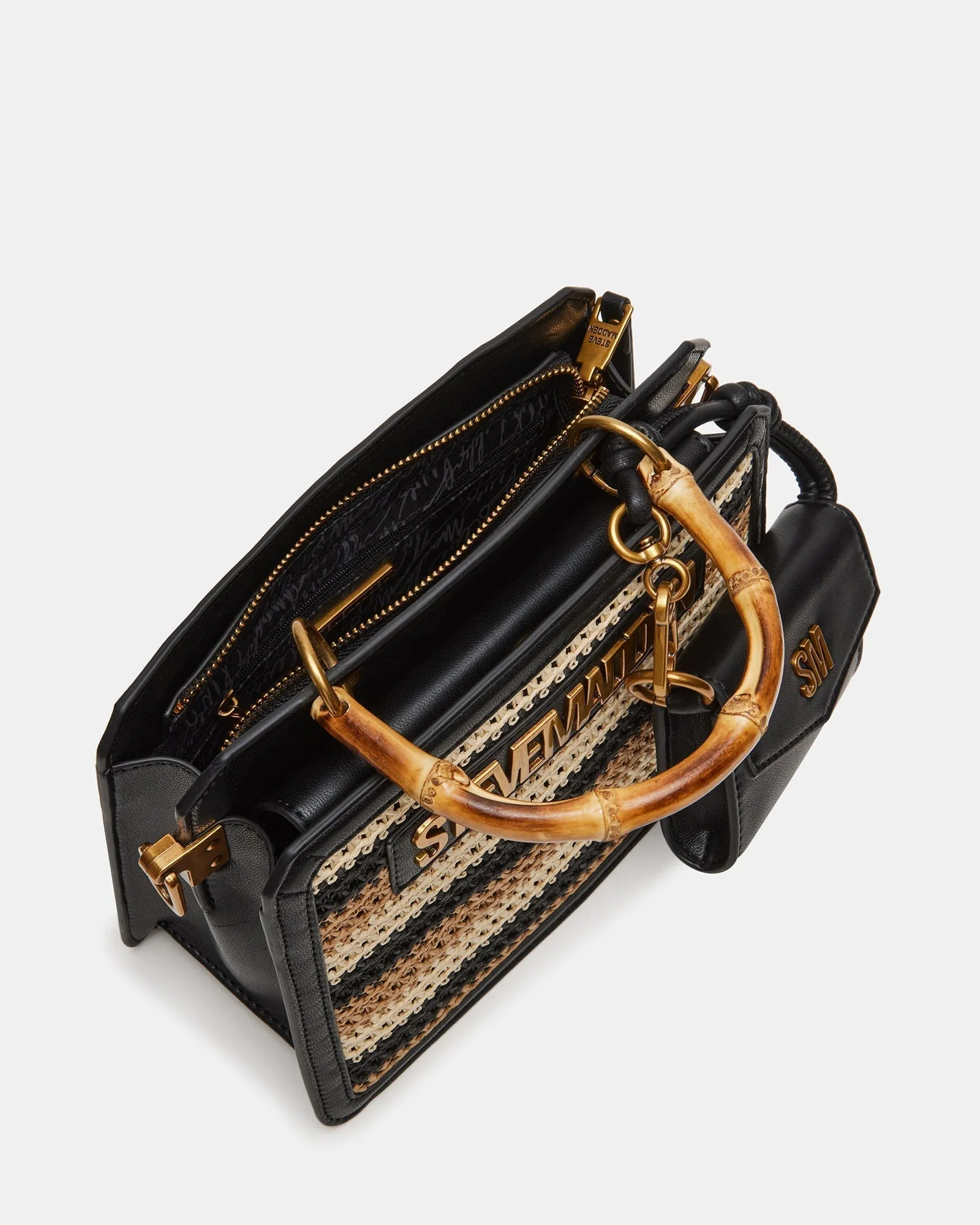 EVELYN BEACHY BAG BLACK/TAN