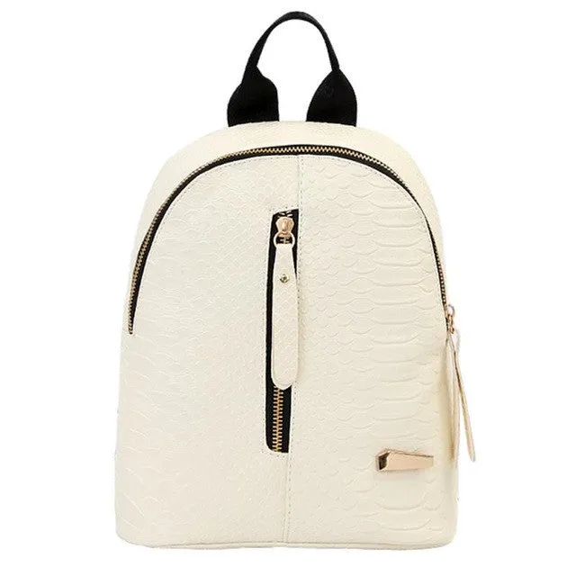 Fashionable Yet Casual Smaller Backpack, Comes in White, Red, and Grey