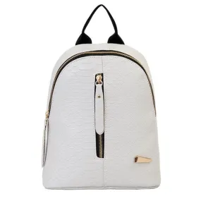 Fashionable Yet Casual Smaller Backpack, Comes in White, Red, and Grey