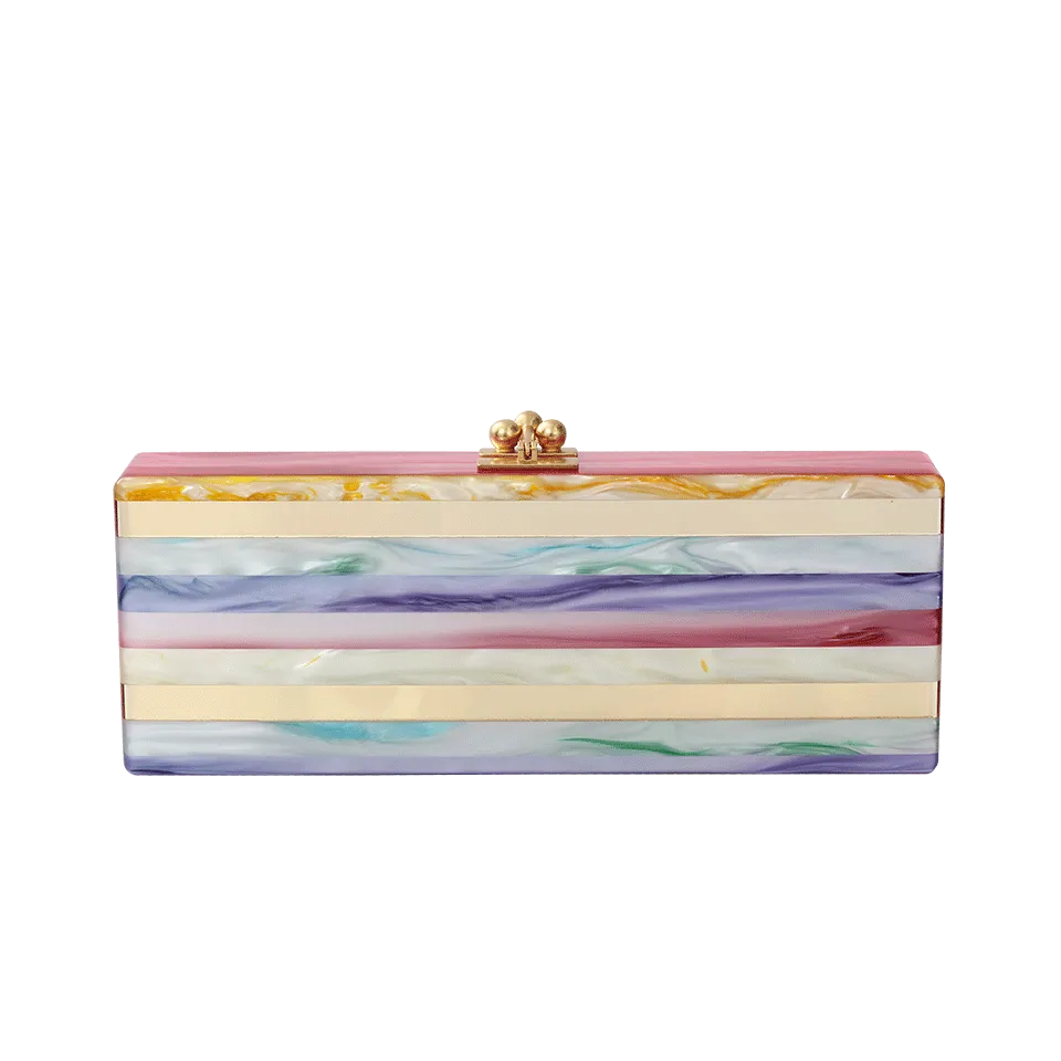 Flavia Stripe Clutch