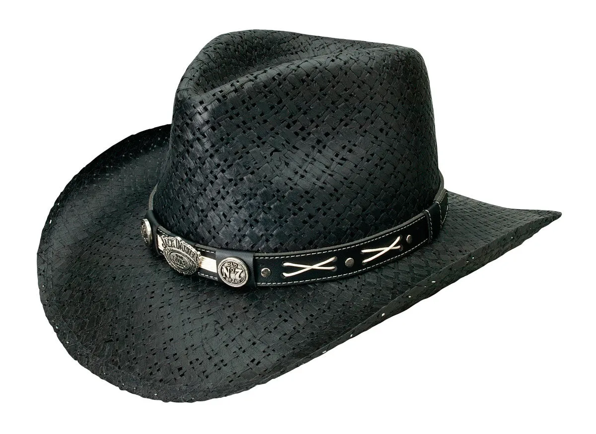 Jack Daniels Western Straw Fedora