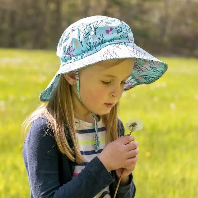 jan   jul by twinklebelle aqua dry bucket sun hat - spring flowers