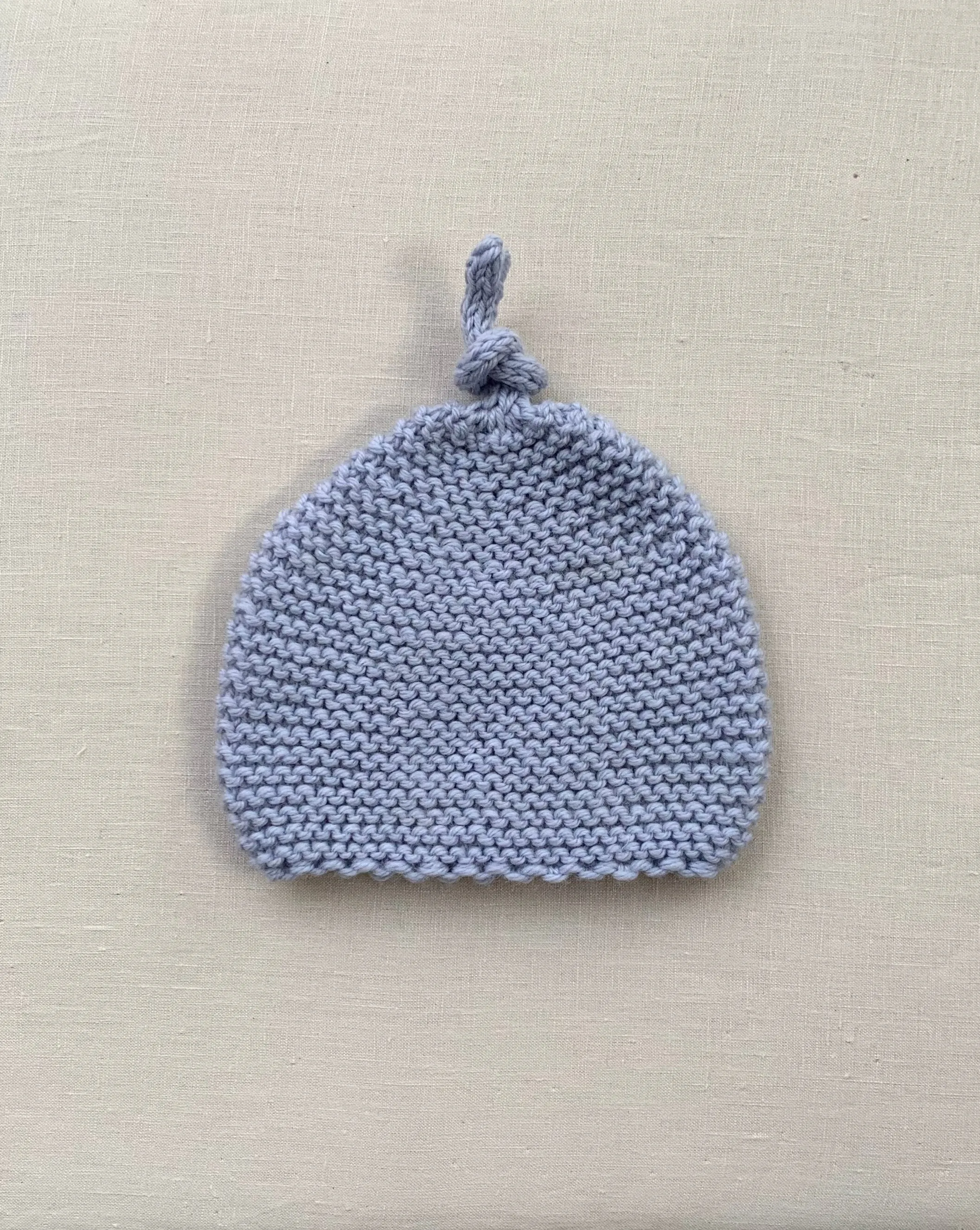 Knitted by Nana Merino Beanie - Moonflower