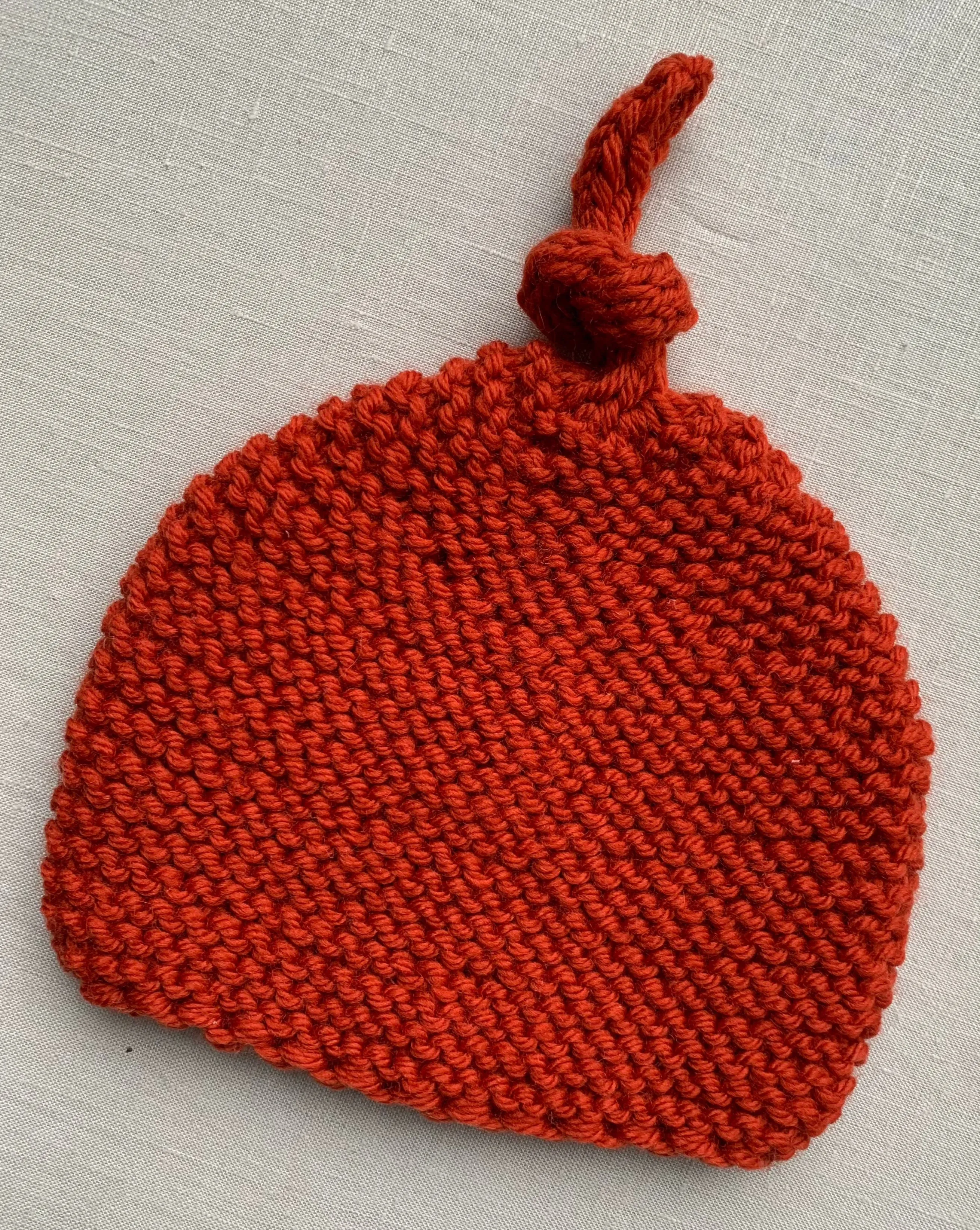 Knitted by Nana Merino Beanie - Pumpkin Spice