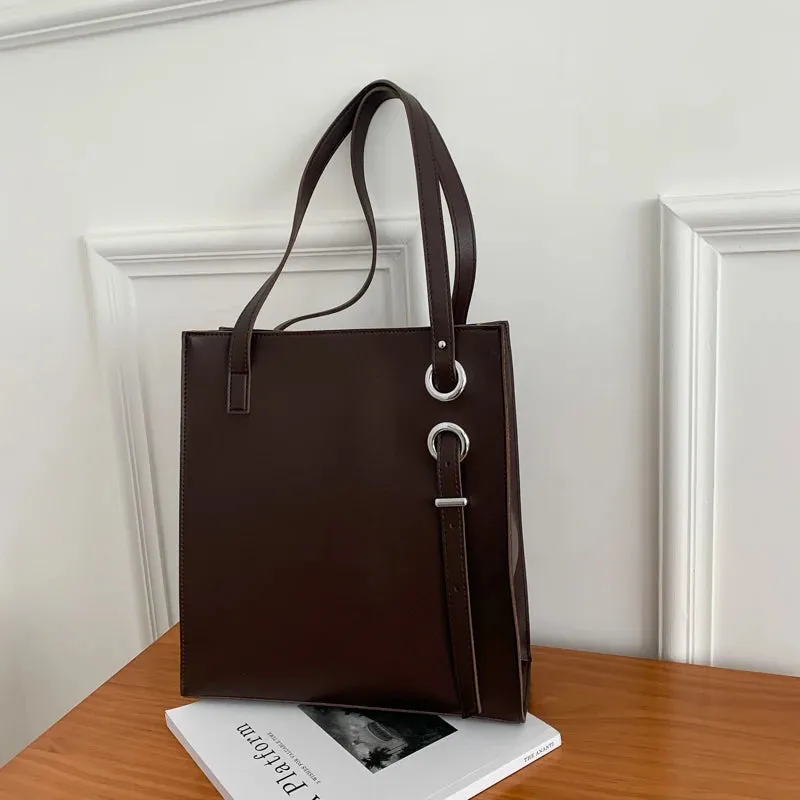 Large minimalistic tote Handbag