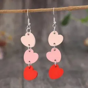 Love Your Style with Heart Dangle Earrings