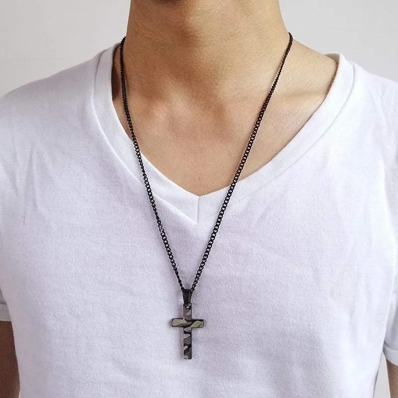 Men's Christian Necklace <br> Camo