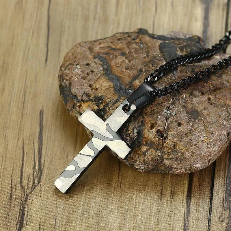 Men's Christian Necklace <br> Camo