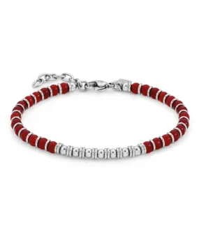 Nomination 027902/027 Instinct Bracelet in Red Agate