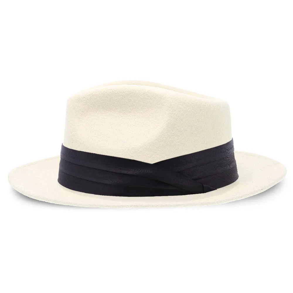 Satin Hat Band - 3-Pleat with 2-End Hooks