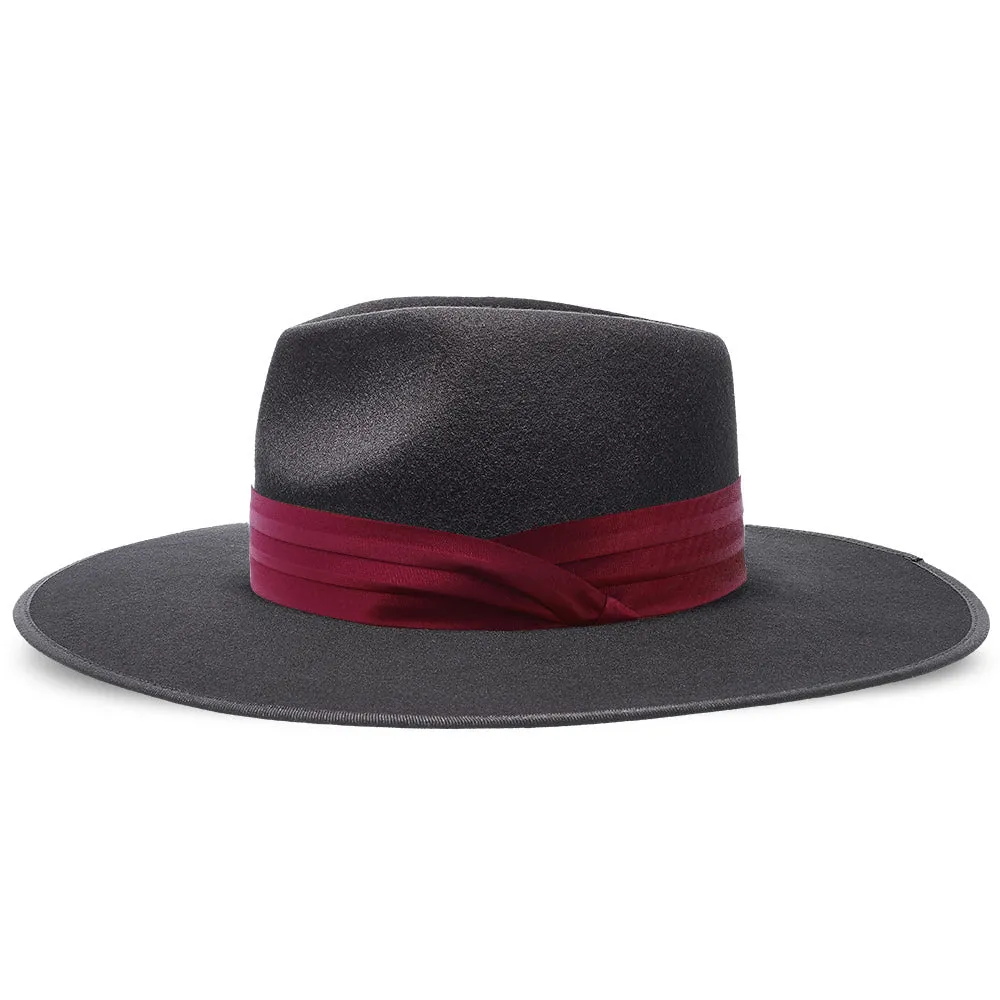 Satin Hat Band - 3-Pleat with 2-End Hooks