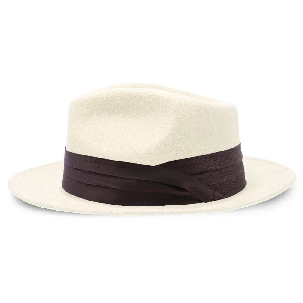 Satin Hat Band - 3-Pleat with 2-End Hooks