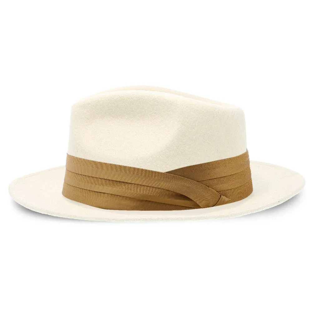 Satin Hat Band - 3-Pleat with 2-End Hooks