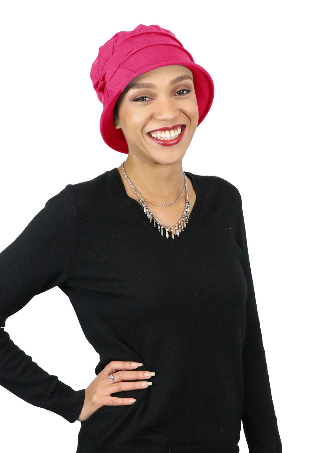 Seattle Chic Combed Cotton Cloche Hat for Women 50  UPF Sun Protection