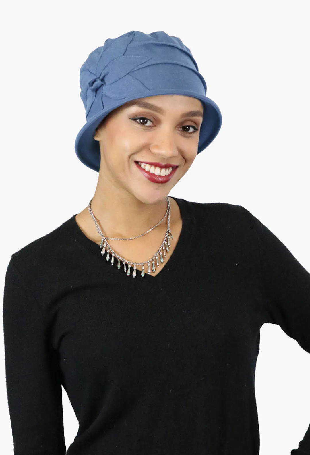 Seattle Chic Combed Cotton Cloche Hat for Women 50  UPF Sun Protection