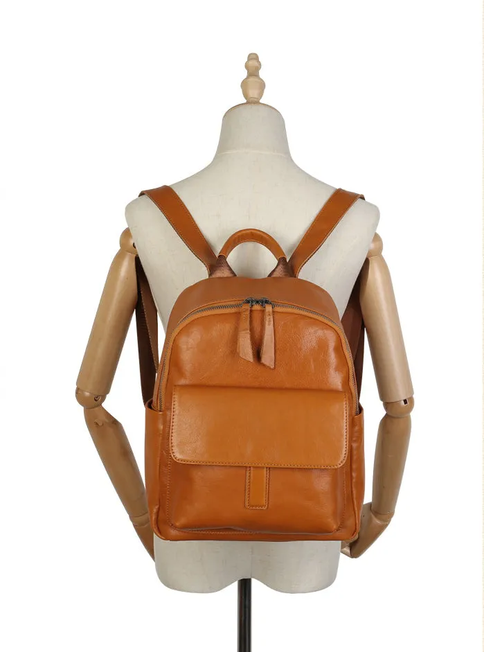 Small Leather Backpack Purse For Women Leather Rucksack