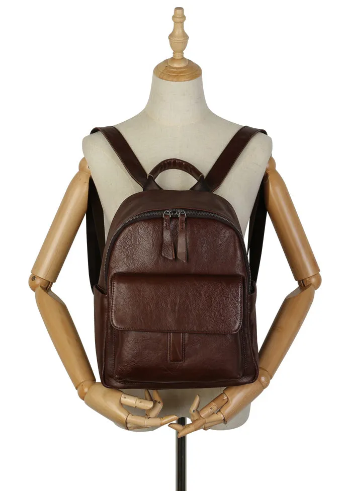 Small Leather Backpack Purse For Women Leather Rucksack