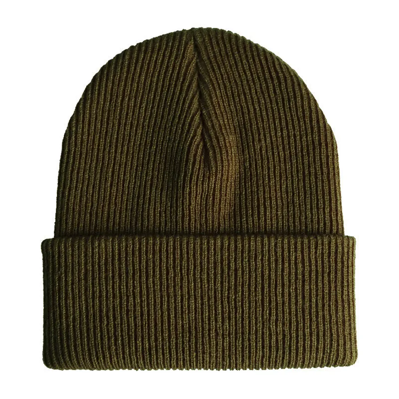 Solid Color Knit Beanies Hip Hop Ski hats