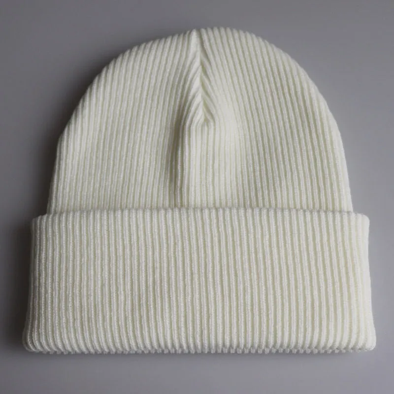 Solid Color Knit Beanies Hip Hop Ski hats