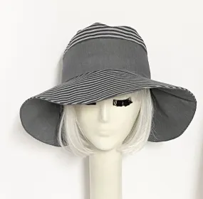 Striped Wide Brim Hat