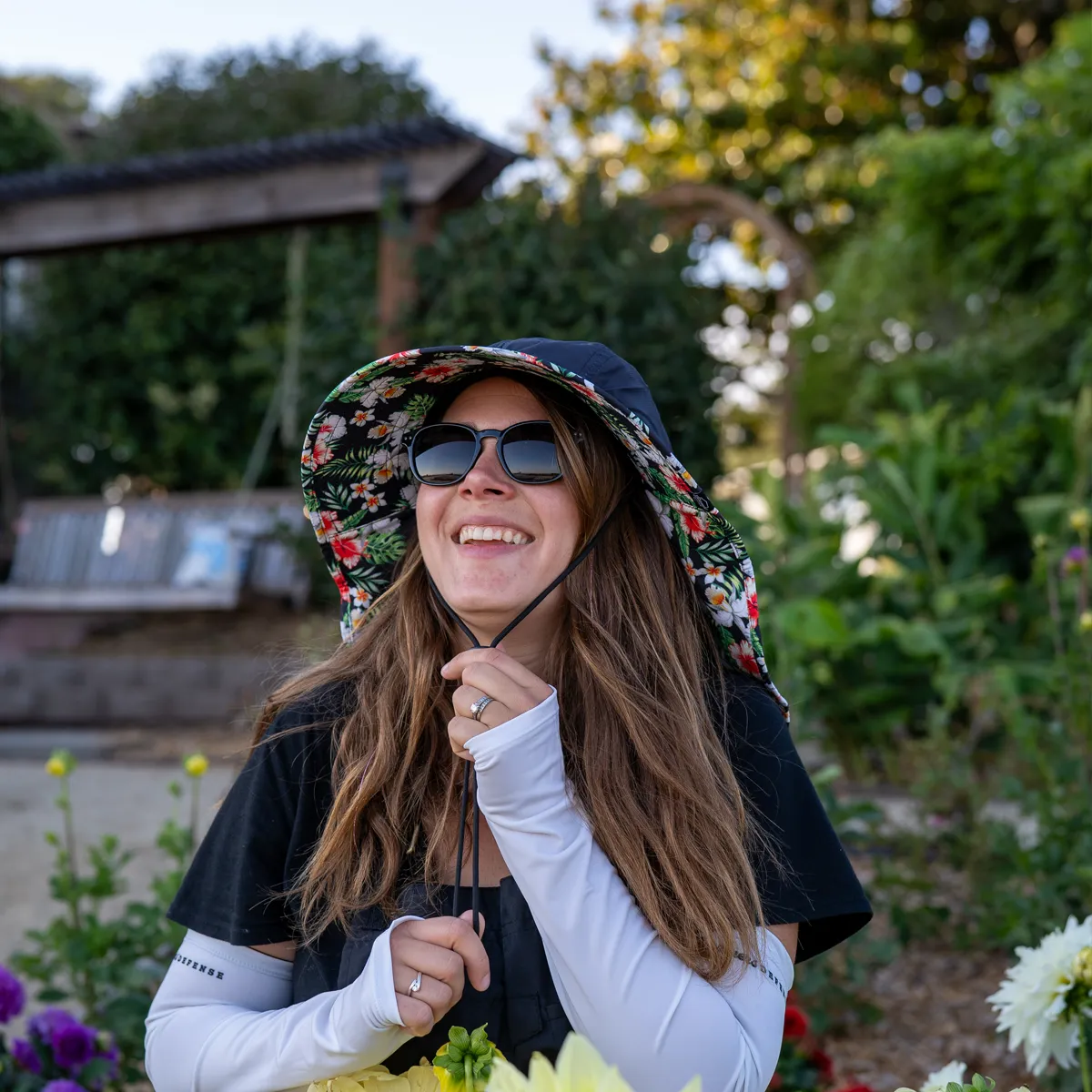 Sun Hat - Tropical Flower