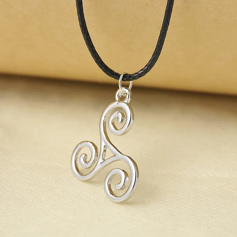 Teen Wolf necklace Triskele Triskelion Allison Argent Pendant Necklace Survey Corps Choker Necklace