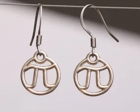 Tiny Pi Earrings (Metal)