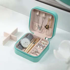 Travel Portable Jewelry Box Storage Jewelry Case